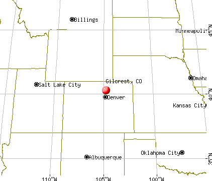 Gilcrest, Colorado map