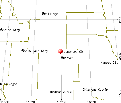 Laporte, Colorado map