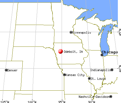 Odebolt, Iowa map