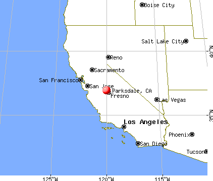 Parksdale, California map