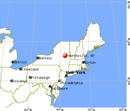 Northville, New York map
