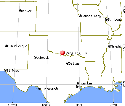 Ringling, Oklahoma map