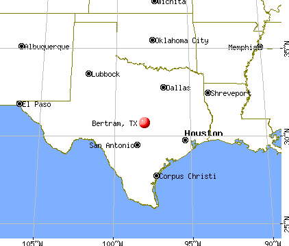 Bertram, Texas map