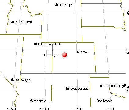 Basalt, Colorado map