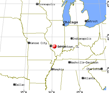 Germantown, Illinois map