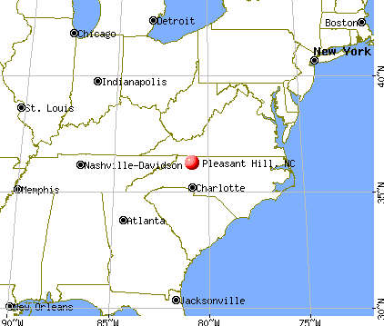 Pleasant Hill, North Carolina map