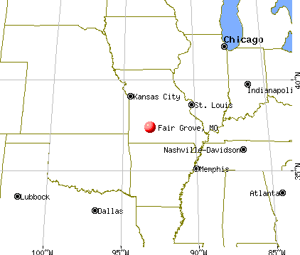 Fair Grove, Missouri map