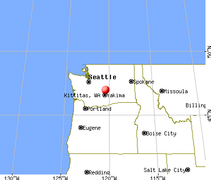 Kittitas, Washington map
