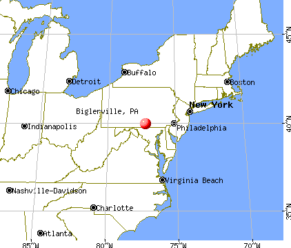 Biglerville, Pennsylvania map