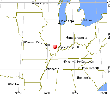 Wayne City, Illinois map