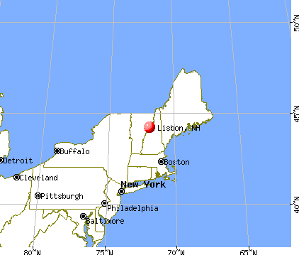 Lisbon, New Hampshire map
