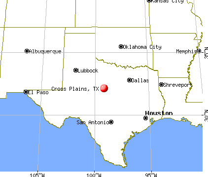 Cross Plains, Texas map