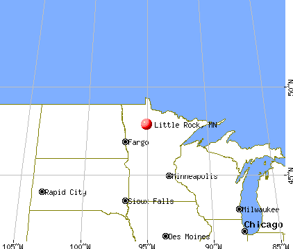 Little Rock, Minnesota map