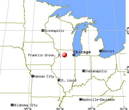 Franklin Grove, Illinois map