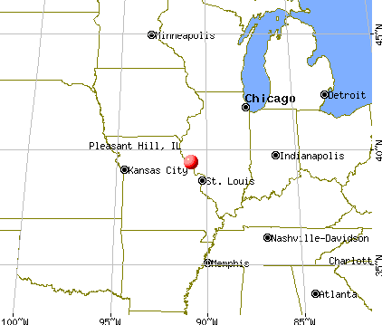 Pleasant Hill, Illinois map