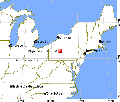 Plymptonville, Pennsylvania map