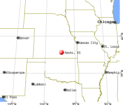 Kechi, Kansas map