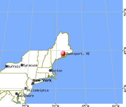 Bucksport, Maine map