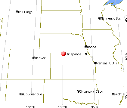 Arapahoe, Nebraska map