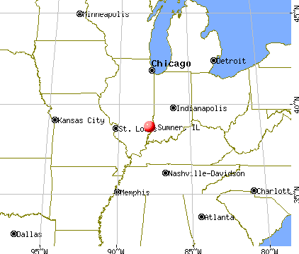 Sumner, Illinois map
