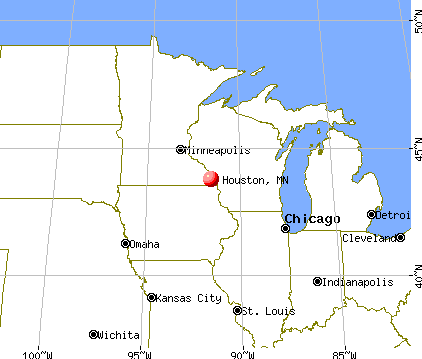 Houston, Minnesota map