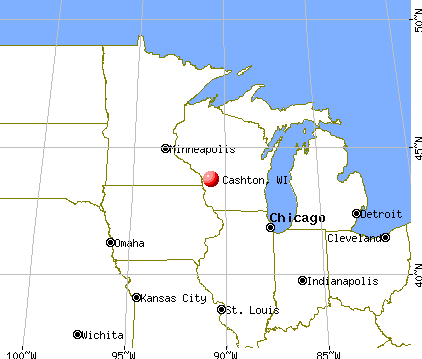 Cashton, Wisconsin map