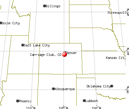 Carriage Club, Colorado map