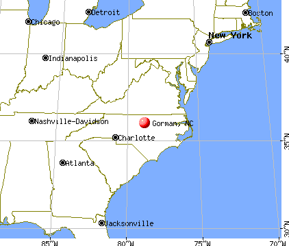 Gorman, North Carolina map