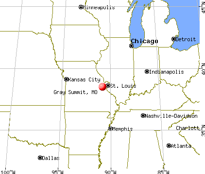Gray Summit, Missouri map