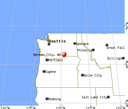 Benton City, Washington map