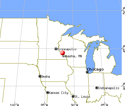 Wabasha, Minnesota map