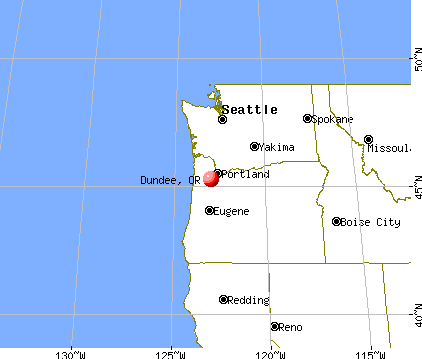 Dundee, Oregon map