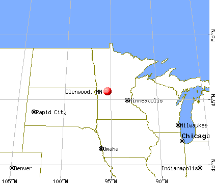 Glenwood, Minnesota map