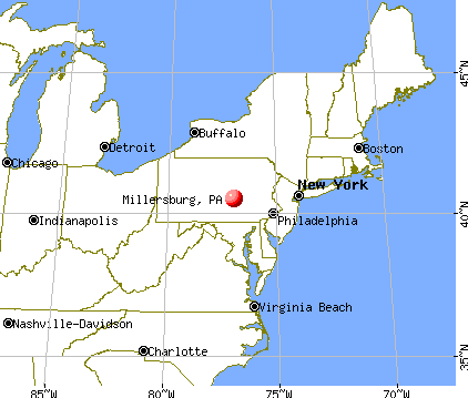 Millersburg, Pennsylvania map