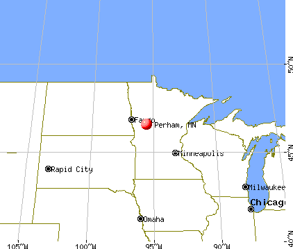 Perham, Minnesota map