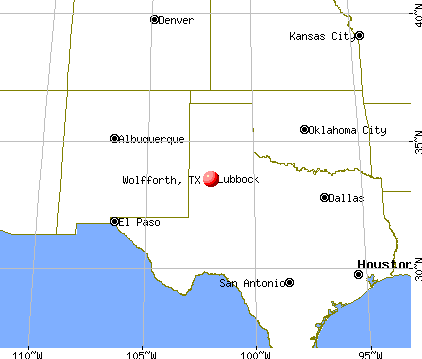 Wolfforth, Texas map