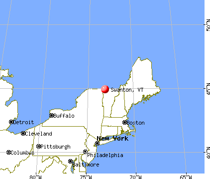 Swanton, Vermont map