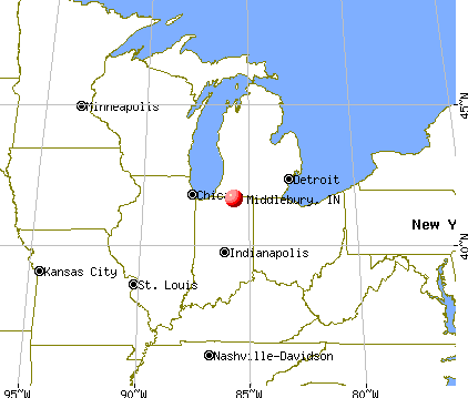 Middlebury, Indiana map