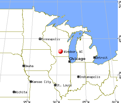 Windsor, Wisconsin map