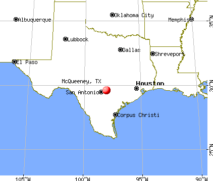 McQueeney, Texas map