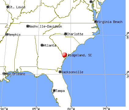 Ridgeland, South Carolina map