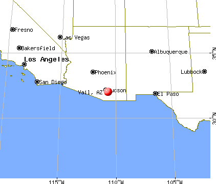 Vail, Arizona map