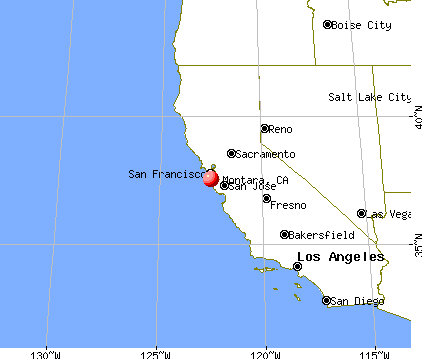 Montara, California map