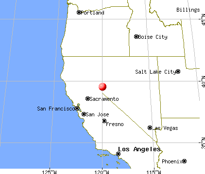 Verdi-Mogul, Nevada map