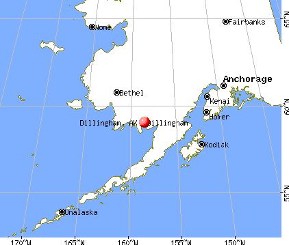 Dillingham, Alaska map