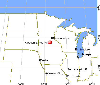 Madison Lake, Minnesota map