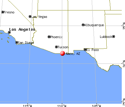 Naco, Arizona map