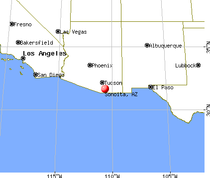 Sonoita, Arizona map