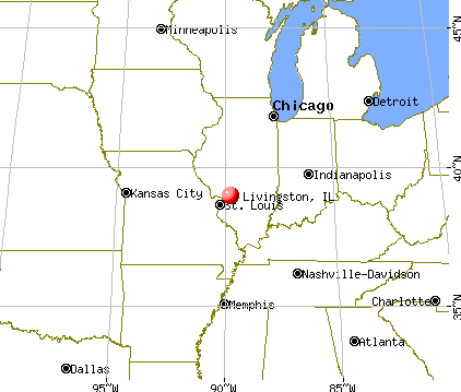 Livingston, Illinois map