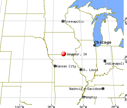 Seymour, Iowa map